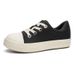 Sneakers Men's High Street Chunky White Black Platform Low Top Bread Shoes Ugly Cute Big Head Thick Sole Comfort Streetwear_vogvips.com