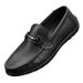 Euro Step Top Layer Cowhide Genuine Leather Casual Middle-aged Loafers Dad Men's Shoes_vogvips.com