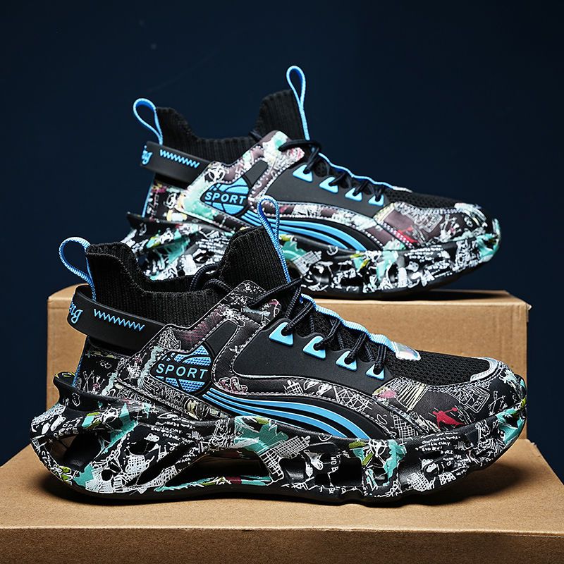 Unisex Fashion Sneakers Four Seasons Breathable Soft Bottom Non-slip Outdoor Running Shoes Students Casual Sports Shoes_vogvips.com