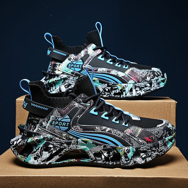 Unisex Fashion Sneakers Four Seasons Breathable Soft Bottom Non-slip Outdoor Running Shoes Students Casual Sports Shoes_vogvips.com