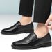 Suitable For All Seasons Men' Genuine Leather Buine Formal Summer Hollow Breathable Caual Soft Sole Non-Slip Large Size Middle-Aged Dad_vogvips.com