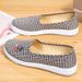 Spring Summer New Old Beijing Cloth Women Slip-On Canvas Mom Middle-Aged Soft Sole Non-Slip Casual Elderly Shoes_vogvips.com
