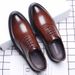 Men's Brogue Oxford Shoes - Classic Business Casual Leather Dress Shoes With Breathable Design For Formal & Office Wear Wedding Shoes Men's Breathable_vogvips.com