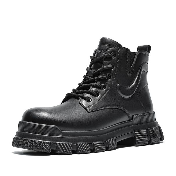 Hiking Shoes Platform Heightening Martin Boots Comfortable Casual Men's Shoes Boots_vogvips.com