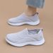 Women's Casual Slip-On Walking Shoes Spring Fashion Sports Soft Soled Loafers_vogvips.com