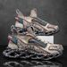Men's Big Size Lightweight Running Shoes With Cushioning, Breathable Mesh & EVA Sole, Comfortable Dad Sneakers For Teens & Adults_vogvips.com