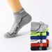 Men's Mesh Short Socks, 6 Pairs Sweat Absorbent Anti-Odor Breathable Socks For Running Basketball Sports_vogvips.com