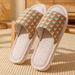 Linen For Home Use, Thick Sole Straw Woven Men's And Women's Sandals, Indoor Non-Slip Summer Slippers That Don't Stink_vogvips.com