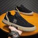 Labor Protection Breathable Canvas For Summer, Men's Trendy, Versatile, Anti Slip, Wear-resistant, Lazy Casual Shoes,_vogvips.com