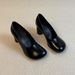 Retro Mary Jane Shoes For Women Early Spring Niche Design Duck Feet Square Toe Mid Heel Chunky Heel High Heels_vogvips.com