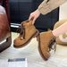 2025 Platform Martin For Women 2025 Autumn New Fashion Versatile Petite Non-Slip British Style Ugly Cute Yellow Boots_vogvips.com