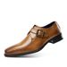 2026 New Pointed Business Dress Leather Men Buckles For Office And Wedding Gentlemen With Mengke Shoes_vogvips.com