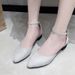 Trendy Foreign Trade Chunky Heel Hollow 2024 Summer New Korean Style Buckle Women's Shoes Cross-Border Fashion Sandals_vogvips.com