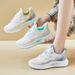 Flying Woven Sports Shoes Female Students Running Casual Shoes Heightening Shoes Street Shoes_vogvips.com