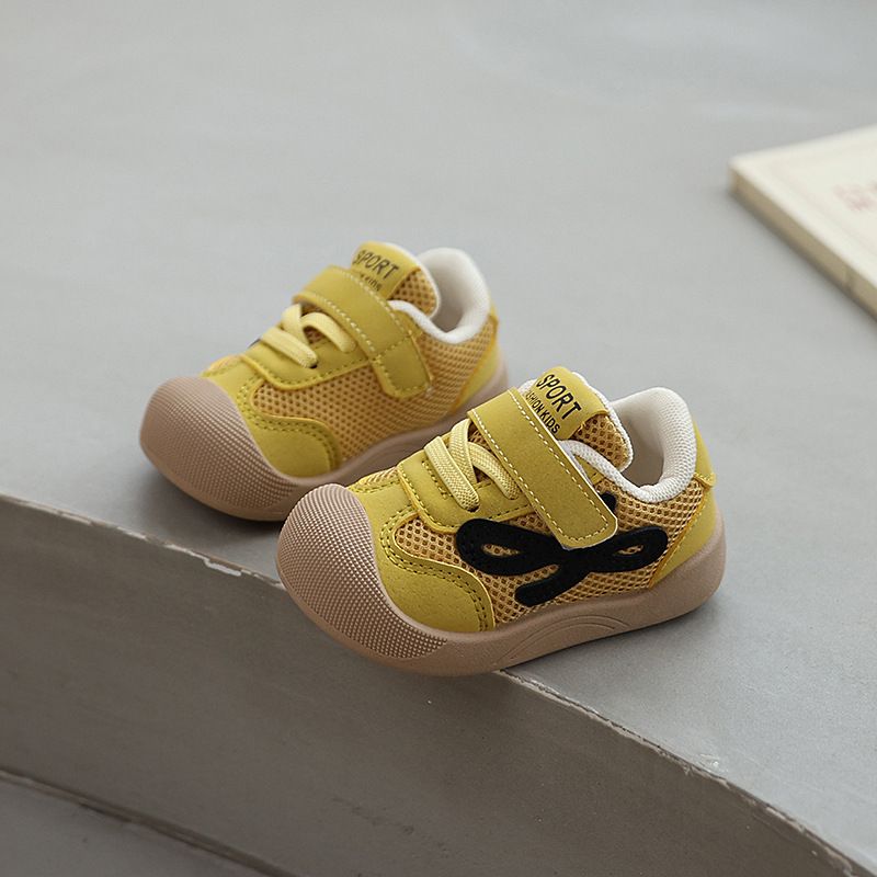 Baby 0~6 Years Old Spring And Autumn Breathable Anti-Kick Soft Sole Non-Slip Boys' Walking Girls' Mesh Shoes_vogvips.com