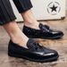 Euro Step Large Size Casual Morning Leather Brogue Gold Set Lightweight Loafers Tassel Formal Men's Shoes_vogvips.com