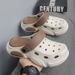 Summer Men's Thick-Soled Non-Slip Breathable Toe-Cap Garden Clogs Casual Beach Slippers Sandals_vogvips.com