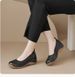 Soft Sole Comfortable Mother Rocking Women's Shoes Breathable Casual Shallow Mouth Single Shoes Lazy Shoes_vogvips.com