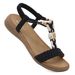 In Stock Z2927-1 New 2025 European And American Style Women's Retro Buckle Woven Fashion Casual Beaded Beach Sandals_vogvips.com
