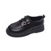 Platform Loafers Women's Word With Retro Maillard Soft-soled Small Leather Shoes British Style_vogvips.com