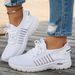 2026 New Cross-Border Women's Shoes: Breathable, Comfortable, Casual, Versatile, Non-Slip, Lightweight Mesh Sneakers_vogvips.com