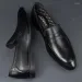 Casual Shoes 2024 Black Genuine Leather Gentleman Fashion Dress Men Business Loafers Men's Slip On Big Size 49_vogvips.com