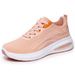 Women's Versatile 2026 Spring New Cross-border Casual Soft Sole Non-tiring Running Lace-up Walking Shoes_vogvips.com
