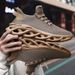 Summer Men Casual Sports Runnins Breathable Lightweight Sneakers Outdoor Mesh Black Athletic Jogging Tennis_vogvips.com