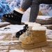 Women's Winter Snow Boots With Cross Strap Design, Thick Fur Lined, Non-Slip Rubber Sole, Short Shaft, Comfortable (Black, Beige, Camel)_vogvips.com