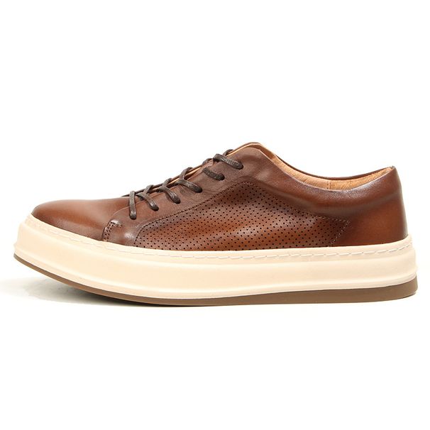 Men’s Shoes Horse Leather Sneakers_vogvips.com