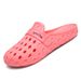 Cross-border Flat-bottom Clogs, Summer Sandals For Women, Beach Casual Shoes, Hollow Breathable Garden Couple Slippers_vogvips.com