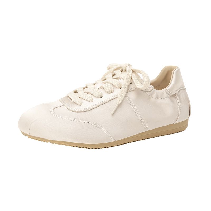 Ballet Style Satin Shoes For Women Niche Designer Fashion All Match Casual Shoes_vogvips.com