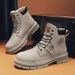 European Warm Series Autumn Winter Extra Martin 4546 High-top Large Size Men's Shoes Desert British Style Black Leather Boots_vogvips.com