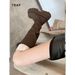 2025 New Autumn Winter Plus Size For Women Over-the-Knee Black Thigh Circumference Thick Leg Long Slouch Boots_vogvips.com