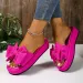 2026 New For Women Wearing Thick Bottom Butterfly Knot One Word Women's Cool Slippers_vogvips.com