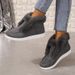 2024 Foreign Trade Autumn Winter New Large Size Short Tube Mouth Snow For Women Cross-Border Warm Fleece Lined Thickened_vogvips.com