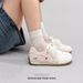 Huili WXY(S)-5981Z Women's White Sneakers 2026 Spring New Model With Puppy Embroidery German Training Shoes Women's Sneakers (Magic_vogvips.com