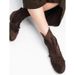 Sheepskin New Round Toe Ballet Cross Strap Flat Slim Women's Short Korean Style Versatile Sock Boots_vogvips.com
