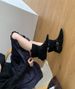 2025 Autumn Winter New Western Internal Height Increase, Tassel Slip-On Mid-Calf Boots With Belt Buckle For Women_vogvips.com