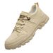 Tooling Leather Low Top Casual Shoes Outdoor Desert Work Platform Martin Boots Men's Shoes_vogvips.com