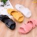 PVC For Women's Korean Dormitory Flat Bottom Lightweight And Comfortable Jelly Crystal Slippers_vogvips.com