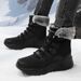 Northeast Winter Outdoor Snow Boots Women, Fleece-Lined, Thickened, Warm Cotton Shoes, Waterproof, Anti-Slip, Suitable_vogvips.com