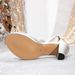 2026 Summer New Model Silver Twisted Glitter Platform Sandals For Women With Square Chunky Heel, Open Toe, And Single_vogvips.com