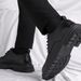 ShoeVault Cowhide Large Size Round Toe Derby Leather Black Business Casual Formal Wedding Groom Men's Shoes_vogvips.com