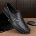 New High-End Gentleman British Style Men's Trendy Loafers Breathable Sole Soft Surface Business Leather Shoes_vogvips.com