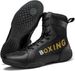 Men's High Top Professional Wrestling Shoes Breathable Lightweight Male Fighting Training Boots Fitness Sports Sneakers_vogvips.com