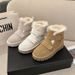 Women's Snow Winter 2023 New Fleece Lined Thickened Student Warm Short Boots Internet Celebrity Trend Thick Sole Height_vogvips.com