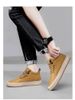 Invisible Heightening Shoes Cm Breathable Cowhide Medium Help Inner Heightening Men's Shoes British Sports And Leisure Board Shoes_vogvips.com
