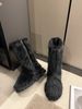 Womens Fur Boot Winter Fluffy Long Furry Boots For Girls Outdoor Fuzzy Knee-High Boots_vogvips.com