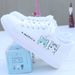 Sneakers Women 2023 Spring And Autumn New Fashion Flat For Students Breathable Women's Internet Celebrity Casual White_vogvips.com